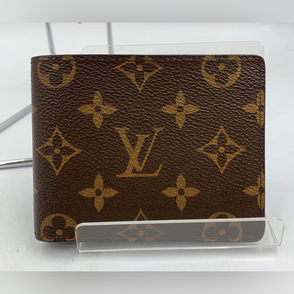 Louis Vuitton compact wallet Monogram for mens - Picture 1 of 16